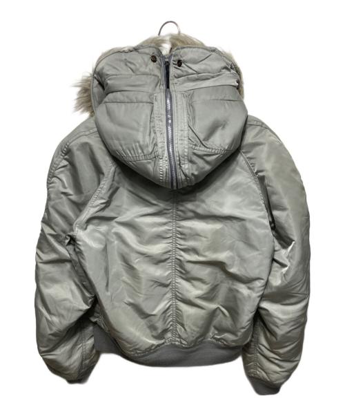 ALPHA（アルファ）ALPHA (アルファ) フライトジャケット グレー サイズ:Lの古着・服飾アイテム