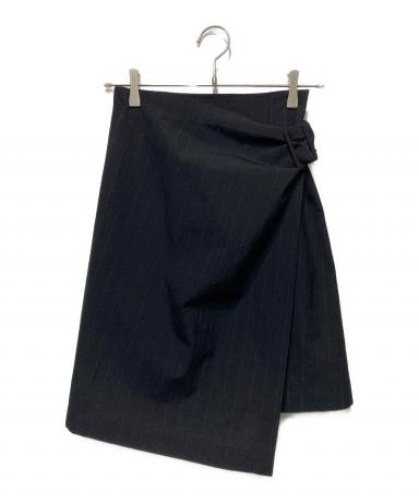 【未使用・美品】トリコ コムデギャルソン ウール100％ スカート 黒 白 中古・古着通販】tricot COMME des GARCONS (トリココムデギャルソン