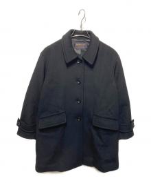 JOURNAL STANDARD relume（ジャーナルスタンダード レリューム）の古着「スーパーファインビーバーステンカラーコート」｜ブラック