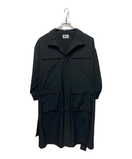 Pilgrim Surf+Supply（ピルグリム サーフサプライ）PILGRIM SURF+SUPPLY (ピルグリム サーフサプライ) ステンカラーコート ブラック サイズ:1の古着・服飾アイテム