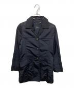 Max Mara WEEK END LINEマックスマーラ ウイークエンドライン）の古着「ショートステンカラーコート」｜ブラック