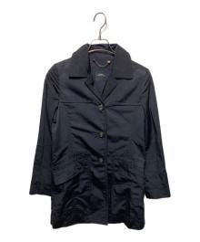 Max Mara WEEK END LINE（マックスマーラ ウイークエンドライン）の古着「ショートステンカラーコート」｜ブラック