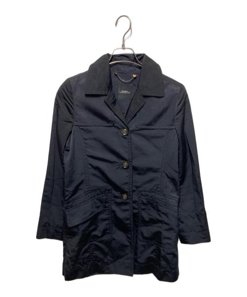Max Mara WEEK END LINE（マックスマーラ ウイークエンドライン）Max Mara WEEK END LINE (マックスマーラ ウイークエンドライン) ショートステンカラーコート ブラック サイズ:36の古着・服飾アイテム