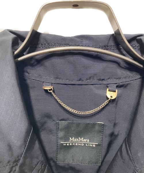 Max Mara WEEK END LINE（マックスマーラ ウイークエンドライン）Max Mara WEEK END LINE (マックスマーラ ウイークエンドライン) ショートステンカラーコート ブラック サイズ:36の古着・服飾アイテム