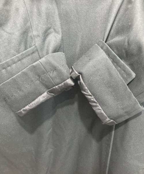 MaxMara（マックスマーラ）MaxMara (マックスマーラ) スナップボタントレンチコート ブラック サイズ:38の古着・服飾アイテム