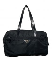 PRADA（プラダ）の古着「ナイロンハンドバッグ」｜ブラック