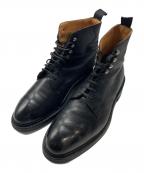 Crockett & Jones×TOMORROW LANDクロケット＆ジョーンズ×トゥモローランド）の古着「BOWFELLRレザーブーツ」｜ブラック
