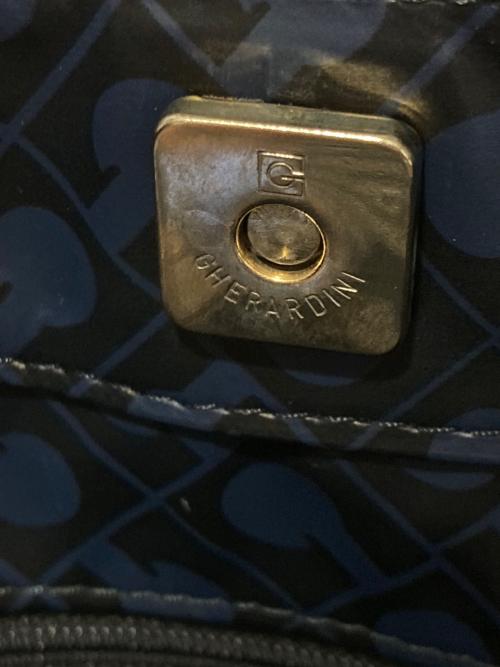 GHERARDINI（ゲラルディーニ）GHERARDINI (ゲラルディーニ) ハンドバッグ ネイビーの古着・服飾アイテム