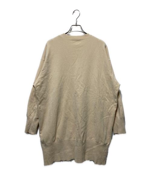 Curensology（カレンソロジー）Curensology (カレンソロジー) スウェットワンピース ベージュ サイズ:freeの古着・服飾アイテム