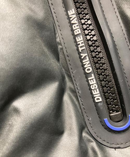 DIESEL（ディーゼル）DIESEL (ディーゼル) ロゴダウンボンバージャケット ブラック サイズ:Mの古着・服飾アイテム