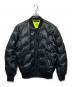 DIESEL（ディーゼル）の古着「ロゴダウンボンバージャケット」｜ブラック