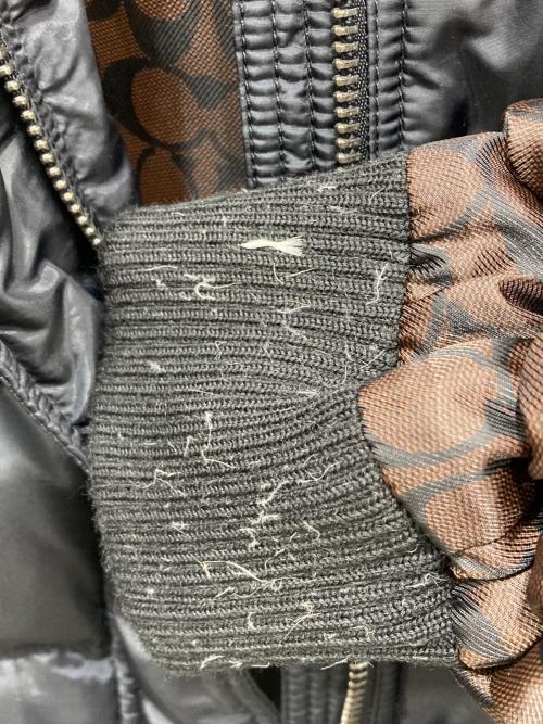 COACH（コーチ）COACH (コーチ) ダウンコート ブラック サイズ:XSの古着・服飾アイテム