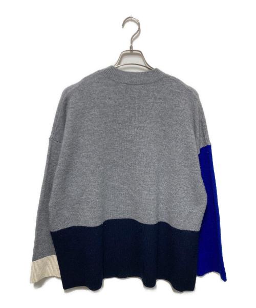 ENFOLD（エンフォルド）ENFOLD (エンフォルド) BI-COLOR BOX-PULLOVER グレー サイズ:38の古着・服飾アイテム