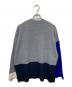 ENFOLD (エンフォルド) BI-COLOR BOX-PULLOVER グレー サイズ:38：9000円