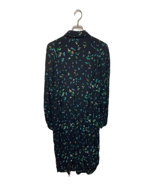 GANNI（ガニー）Ganni (ガニー) ボタニカルシャツワンピース ブラック サイズ:34の古着・服飾アイテム