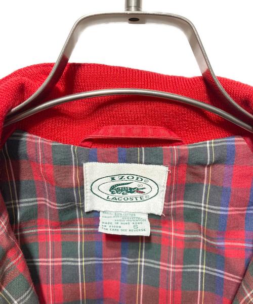IZOD LACOSTE（アイゾッド ラコステ）IZOD LACOSTE (アイゾッド ラコステ) スイングトップ レッド サイズ:Sの古着・服飾アイテム