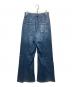 JOHN LAWRENCE SULLIVAN (ジョン ローレンス サリバン) WASHED DENIM WIDE PANTS インディゴ サイズ:Ｓ：10000円