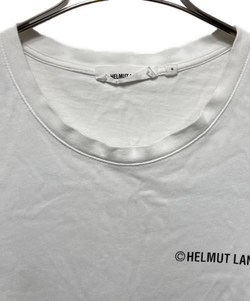 HELMUT LANG（ヘルムートラング）HELMUT LANG (ヘルムートラング) パックプリントロングスリーブカットソー ホワイト サイズ:Ｌの古着・服飾アイテム