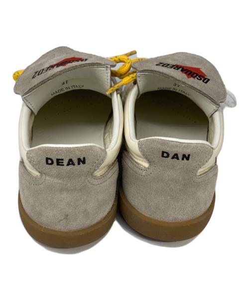 DSQUARED2（ディースクエアード）DSQUARED2 (ディースクエアード) SOCCER SNEAKERS ベージュ サイズ:37の古着・服飾アイテム