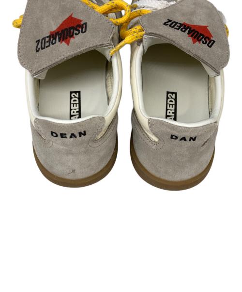 DSQUARED2（ディースクエアード）DSQUARED2 (ディースクエアード) SOCCER SNEAKERS ベージュ サイズ:37の古着・服飾アイテム