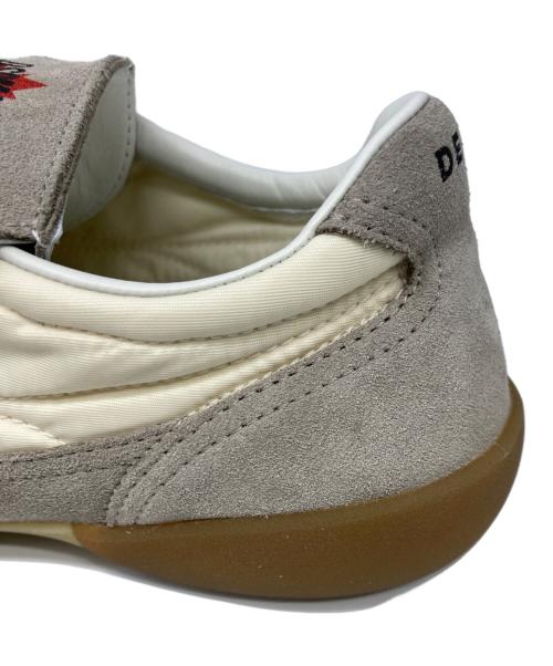 DSQUARED2（ディースクエアード）DSQUARED2 (ディースクエアード) SOCCER SNEAKERS ベージュ サイズ:37の古着・服飾アイテム
