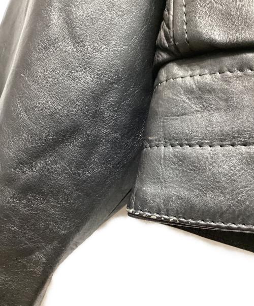 VINTAGE（ヴィンテージ）VINTAGE (ヴィンテージ) レザージャケット ブラック サイズ:XLの古着・服飾アイテム