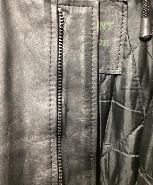 VINTAGE（ヴィンテージ）VINTAGE (ヴィンテージ) レザージャケット ブラック サイズ:XLの古着・服飾アイテム