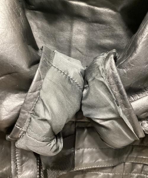 VINTAGE（ヴィンテージ）VINTAGE (ヴィンテージ) レザージャケット ブラック サイズ:XLの古着・服飾アイテム