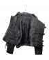 中古・古着 VINTAGE (ヴィンテージ) レザージャケット ブラック サイズ:XL：7000円