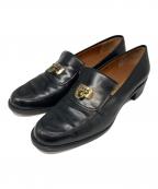 Salvatore Ferragamoサルヴァトーレ フェラガモ）の古着「ガンチーニローファー」｜ブラック