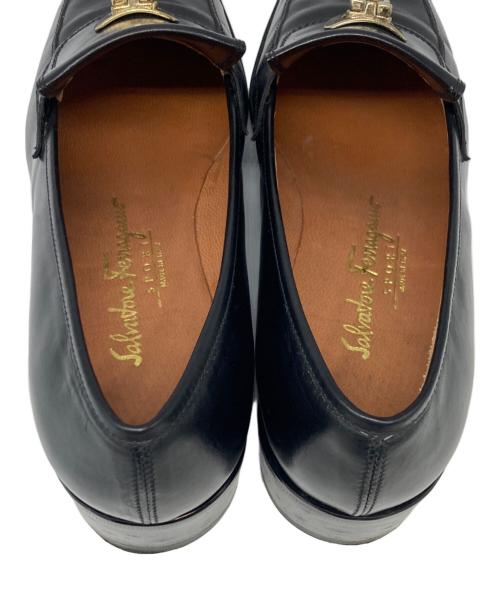 Salvatore Ferragamo（サルヴァトーレ フェラガモ）Salvatore Ferragamo (サルヴァトーレ フェラガモ) ガンチーニローファー ブラック サイズ:34の古着・服飾アイテム