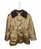 6(ROKU) BEAUTY&YOUTHロク ビューティーアンドユース）の古着「BOA COLLAR ZIP COAT/コート」｜ブラウン