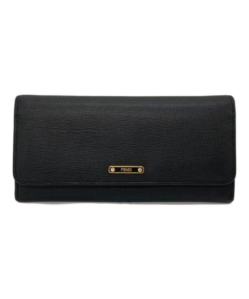 FENDI（フェンディ）FENDI (フェンディ) コンチネンタルウォレット ブラックの古着・服飾アイテム