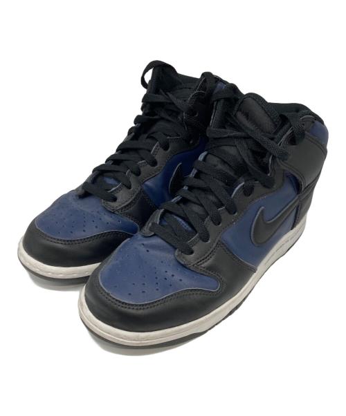 NIKE（ナイキ）NIKE (ナイキ) FRAGMENT DESIGN (フラグメントデザイン) DUNK HI CITY PACK MIDNIGHT NAVY ブラック×ブルー サイズ:26の古着・服飾アイテム
