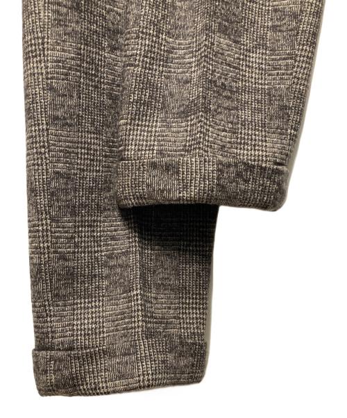 EDIFICE（エディフィス）EDIFICE (エディフィス) グレンチェックセットアップスーツ ブラウン サイズ:Ｍの古着・服飾アイテム