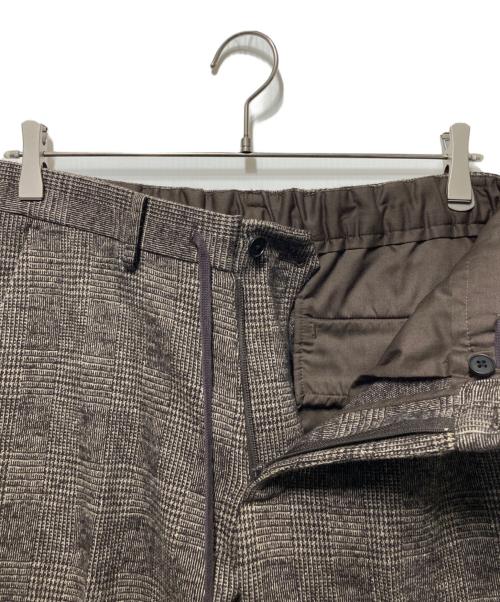 EDIFICE（エディフィス）EDIFICE (エディフィス) グレンチェックセットアップスーツ ブラウン サイズ:Ｍの古着・服飾アイテム