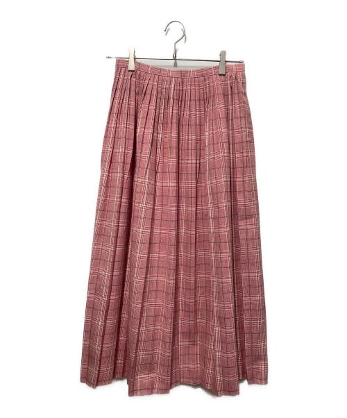 MARNI（マルニ）MARNI (マルニ) プリーツロングスカート レッド サイズ:38の古着・服飾アイテム