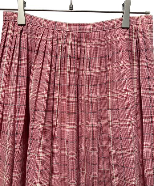 MARNI（マルニ）MARNI (マルニ) プリーツロングスカート レッド サイズ:38の古着・服飾アイテム