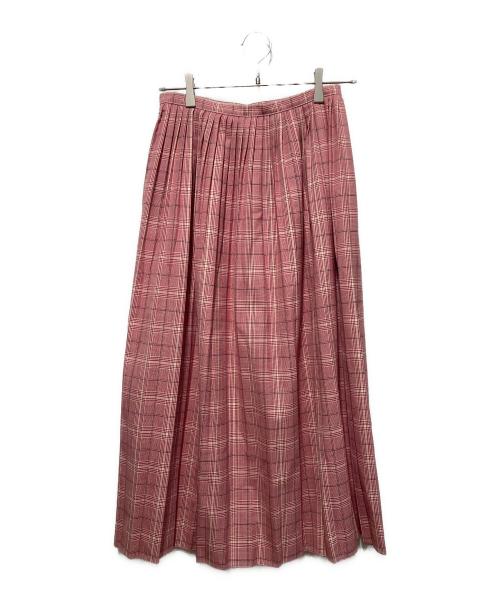 MARNI（マルニ）MARNI (マルニ) プリーツロングスカート レッド サイズ:38の古着・服飾アイテム