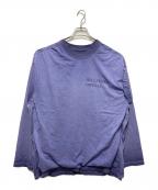 ULTIMUSウルティムス）の古着「Washed loose Reconstructed long sleeves T-shirt」｜パープル
