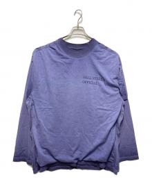 ULTIMUS（ウルティムス）の古着「Washed loose Reconstructed long sleeves T-shirt」｜パープル