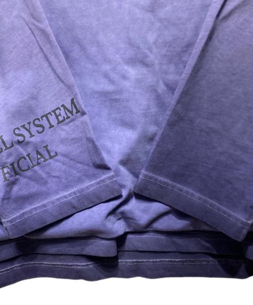 ULTIMUS（ウルティムス）ULTIMUS (ウルティムス) Washed loose Reconstructed long sleeves T-shirt パープル サイズ:XL 未使用品の古着・服飾アイテム