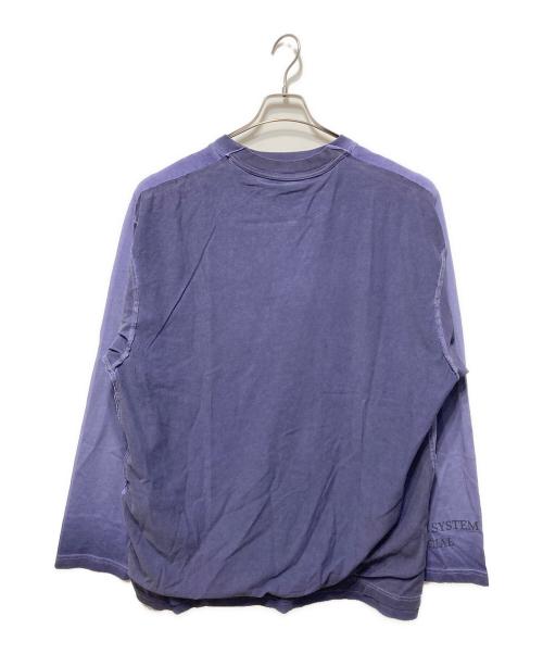 ULTIMUS（ウルティムス）ULTIMUS (ウルティムス) Washed loose Reconstructed long sleeves T-shirt パープル サイズ:XL 未使用品の古着・服飾アイテム