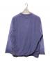 ULTIMUS (ウルティムス) Washed loose Reconstructed long sleeves T-shirt パープル サイズ:XL 未使用品：8000円