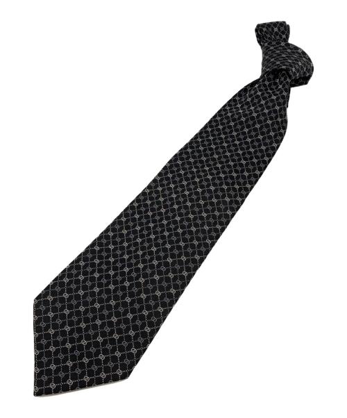 GUCCI（グッチ）GUCCI (グッチ) GG柄ネクタイ ブラック サイズ:148×10の古着・服飾アイテム
