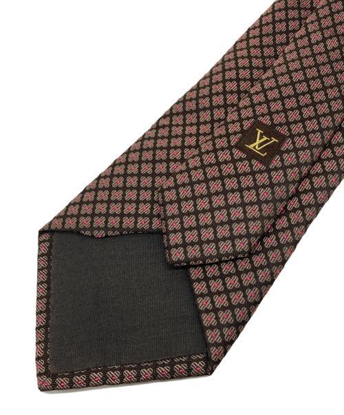 LOUIS VUITTON（ルイ ヴィトン）LOUIS VUITTON (ルイ ヴィトン) モノグラムフラワーネクタイ ブラウン サイズ:不明の古着・服飾アイテム