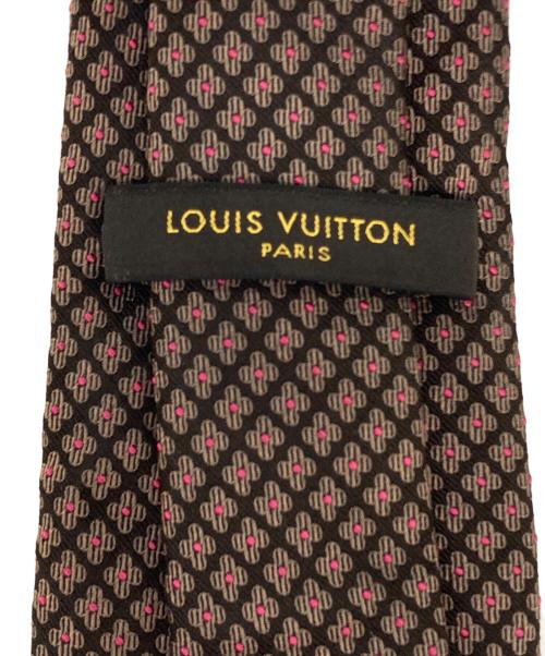 LOUIS VUITTON（ルイ ヴィトン）LOUIS VUITTON (ルイ ヴィトン) モノグラムフラワーネクタイ ブラウン サイズ:不明の古着・服飾アイテム