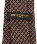 中古・古着 LOUIS VUITTON (ルイ ヴィトン) モノグラムフラワーネクタイ ブラウン サイズ:不明：8000円