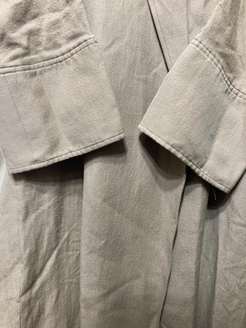 Curensology（カレンソロジー）Curensology (カレンソロジー) ベルテッド シングル オーバーコート ブラウン サイズ:freeの古着・服飾アイテム