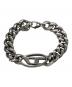 DIESEL (ディーゼル) チェーンブレスレット シルバー：5000円